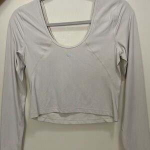Lululemon Athletica Off White Align Long Sleeve